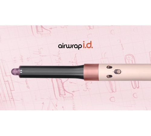 Фен-стайлер Dyson Airwrap Complete Long HS08 i.d. с переходником на евровилку, керамический розовый/розовое золото