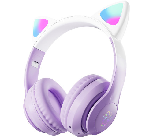 Наушники Miru Cat EP-W10 сиреневый