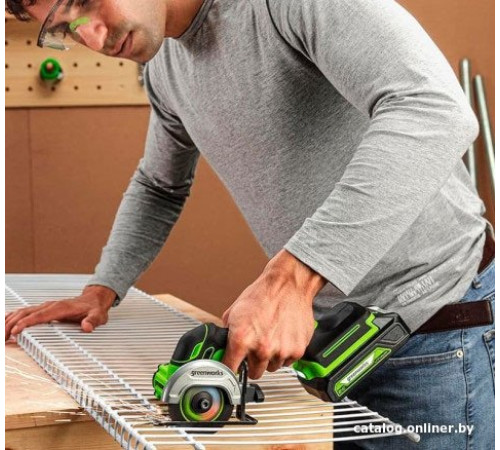 Угловая шлифмашина Greenworks GD24UCS без АКБ