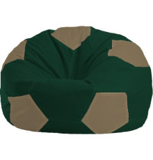 Кресло-мешок Flagman Мяч Стандарт М1.1-60 темно-зеленый/бежевый