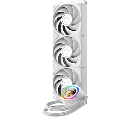 Система жидкостного охлаждения для процессора ID-Cooling FX360 LCD PE White