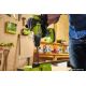 Ударная дрель-шуруповерт Ryobi RPD18-2C52S 5133005526 с 2-мя АКБ 2 Ач+5 Ач, сумка