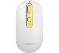 Мышь A4Tech Fstyler FG20 белый/золотистый