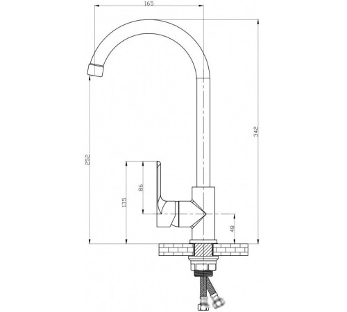 Смеситель РМС SL133-017F