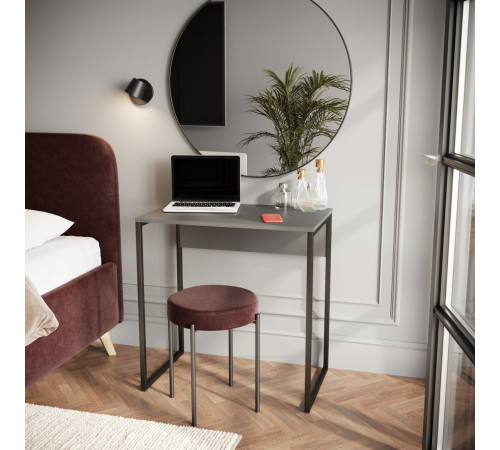 Стол Soma СПМ-5 Metal серый/черный