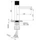 Смеситель Vincea VBF-1D3GM