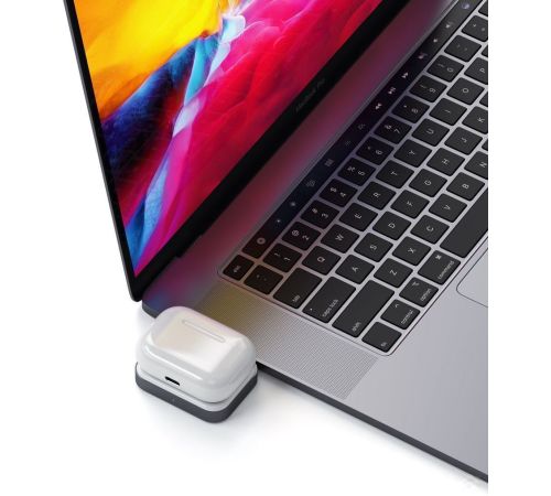 Беспроводное зарядное Satechi USB-C Wireless Charging Dock for AirPods ST-TCWCDM