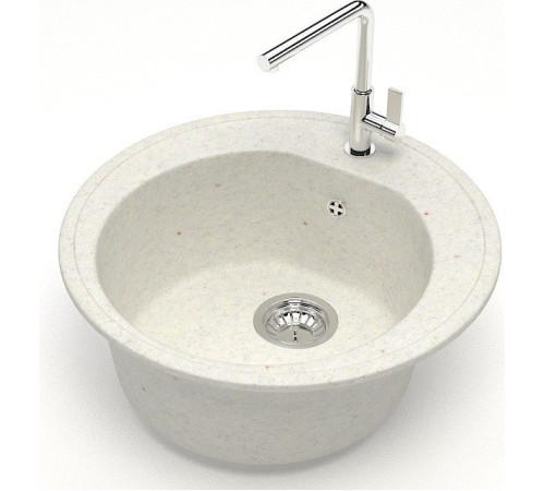 Кухонная мойка MARRBAXX Карельский камень модель 3/Q7 F003Q007 белый/хлопок