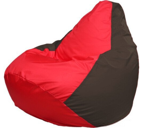 Кресло-мешок Flagman Груша Макси Г2.1-177 коричневый/красный