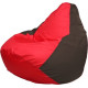 Кресло-мешок Flagman Груша Макси Г2.1-177 коричневый/красный
