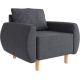Интерьерное кресло Mio Tesoro Тулисия Twist 20 Dark Grey