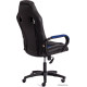 Игровое геймерское кресло TetChair Driver иск.кожа/ткань, черный/синий