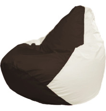 Кресло-мешок Flagman Груша Макси Г2.1-316 белый/коричневый