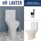 Унитаз напольный Lauter W224 2110224 + гигиенический душ Rainix 21LT7712BM горизонтальный выпуск