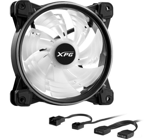 Вентилятор для корпуса ADATA Hurricane 120 ARGB PWM черный