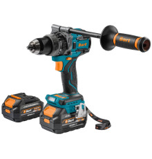 Ударная дрель-шуруповерт Bort BAB-21Ix2Li-XDK 93414943 с 2-мя АКБ, кейс