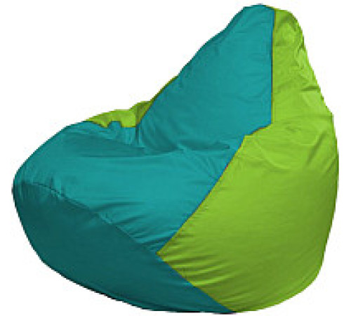 Кресло-мешок Flagman Груша Супер Мега 4XL Г5.1-294 бирюзовый/салатовый