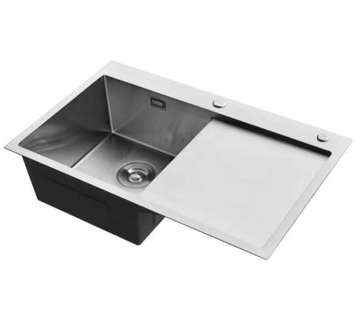 Кухонная мойка Roxen Vespa 560230-70L сатин с коландером и дозатором
