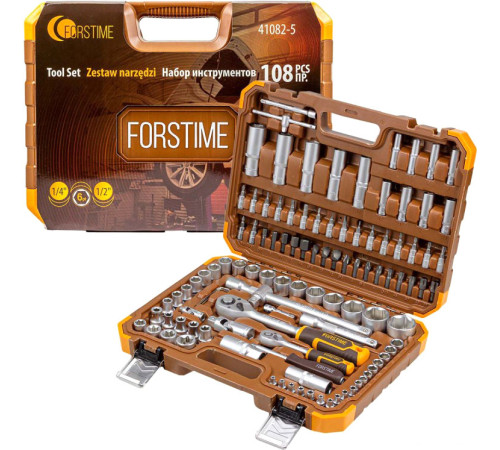 Универсальный набор инструментов Forstime FT-41082-5 108 предметов