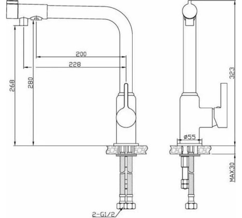 Смеситель AV Engineering AVTRO1-10631
