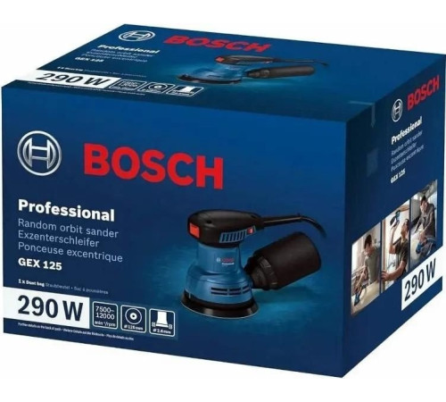Эксцентриковая шлифмашина Bosch GEX 125 06013A8020