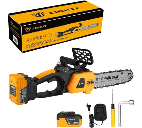 Аккумуляторная пила Deko DKCHS 20 085-2000 с 2-мя АКБ