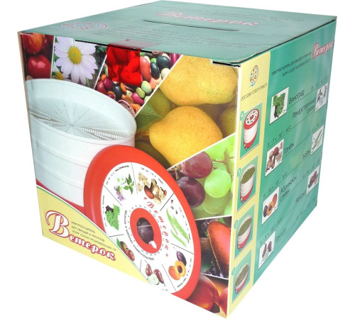 Сушилка для овощей и фруктов Спектр-Прибор Ветерок ЭСОФ2-0.5/220 3 поддона, белый