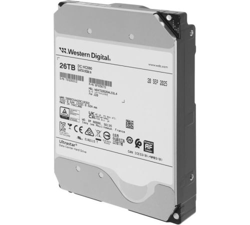 Жесткий диск WD Ultrastar DC HC590 26TB WUH722626ALE6L4