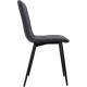 Стул Mio Tesoro Палермо темно-серый/черный