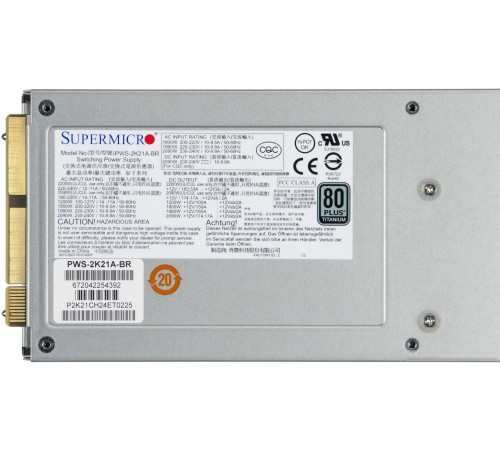 Блок питания Supermicro PWS-2K21A-BR