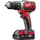 Дрель-шуруповерт Milwaukee M18 BDD-202C 4933443555 с 2-мя АКБ, кейс