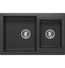 Кухонная мойка Polygran Brig-772 черный 16