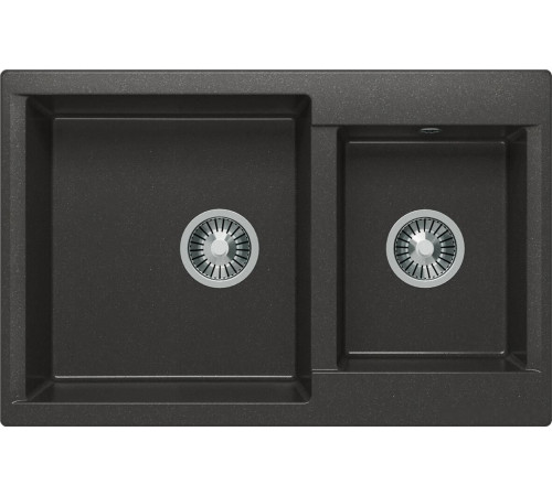 Кухонная мойка Polygran Brig-772 черный 16