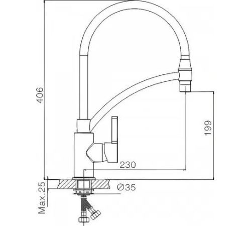 Смеситель Haiba HB72505