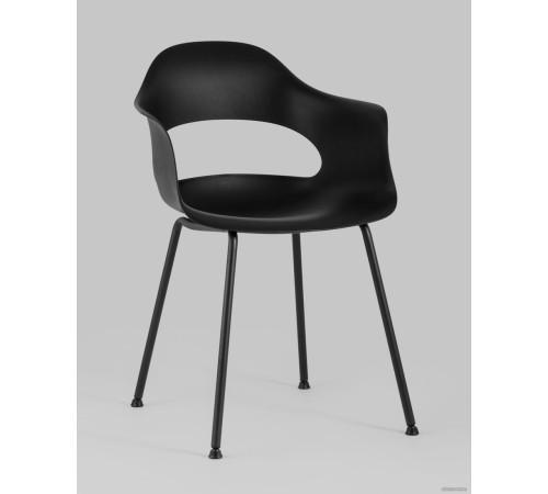 Стул с подлокотниками Stool Group Lady черный