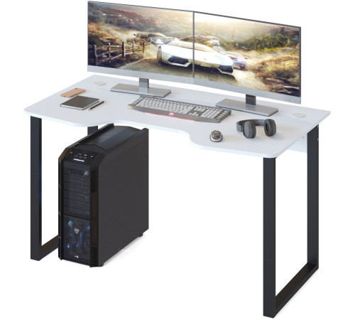 Геймерский стол Сокол КСТ-19 белый