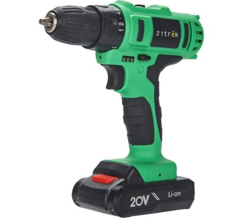 Дрель-шуруповерт Zitrek Green 20-Li Plus 083-1115 с 2-мя АКБ