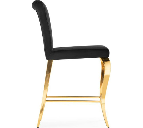 Стул Woodville Joan полубарный черный/золотой