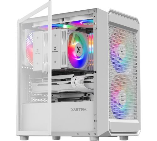 Корпус XASTRA A303M 3FRGB белый