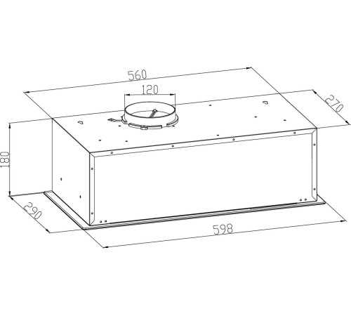 Кухонная вытяжка Schtoff Liberty 60 Black черный