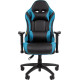 Игровое геймерское кресло CHAIRMAN CH43 экокожа, черный/бирюзовый