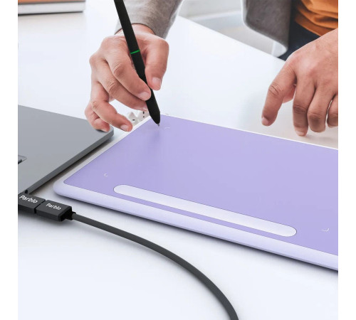 Графический планшет Parblo Intangbo S сиреневый