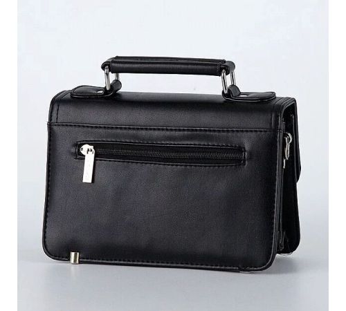 Мужская сумка Poshete 250-9623-BLK черный