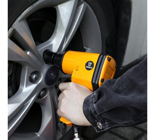 Deko Premium SET 34 018-0908 прямая пневмошлифмашинка, пневмотрещотка, пневмодолото, пневмогайковерт