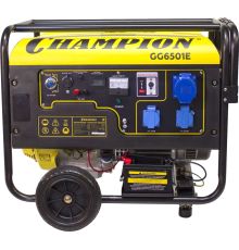 Бензиновый генератор Champion GG6501E+ATS