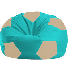 Кресло-мешок Flagman Мяч Стандарт М1.1-293 бирюзовый/светло-бежевый