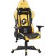 Игровое геймерское кресло Evolution Tactic PRO Special edition D4 черный/желтый