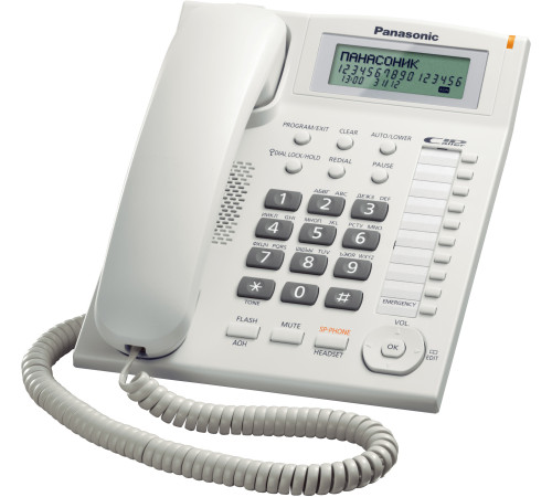 Проводной телефон Panasonic KX-TS2388UAW белый