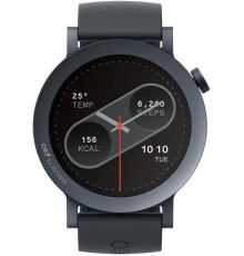 Умные часы CMF Watch Pro 2 темно-серый, черный силиконовый ремешок
