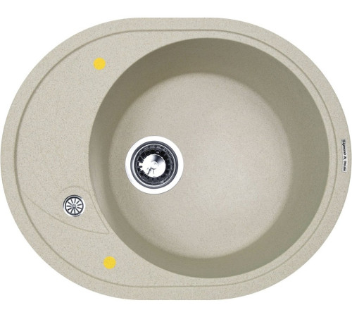 Кухонная мойка Zigmund & Shtain Kreis OV 575 речной песок